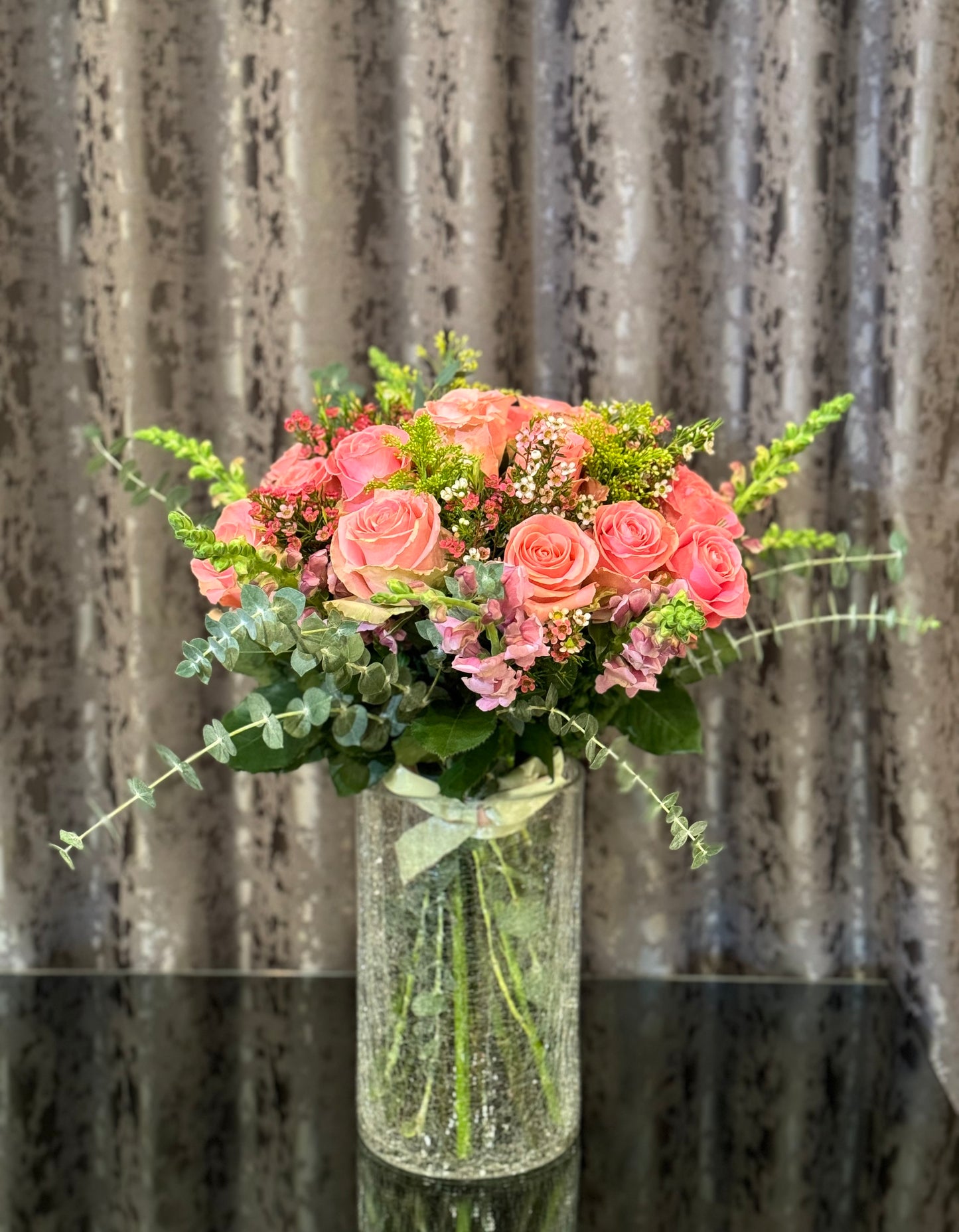 Coral Roses Bouquet